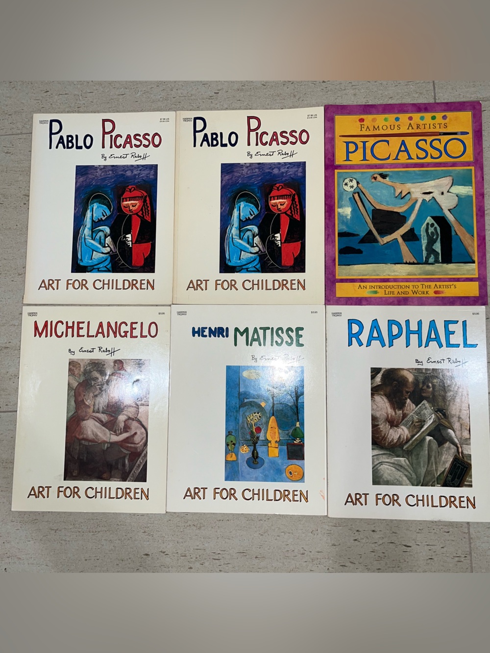 Pablo Picasso & Famous Artists Art Prints - Multicolor Set